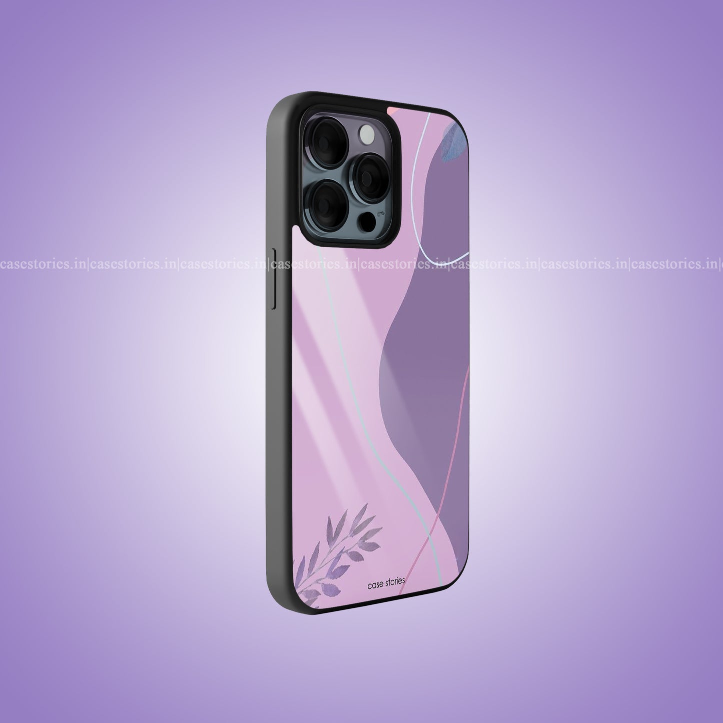 Purple Breeze Premium Glossy Phone Case