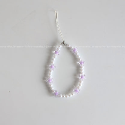 Purple Celestial Pearl Mobile Charm