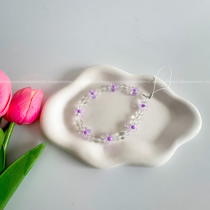 Purple Floral Dayz Mobile Charm