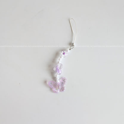 Purple Heartwing Mobile Charm