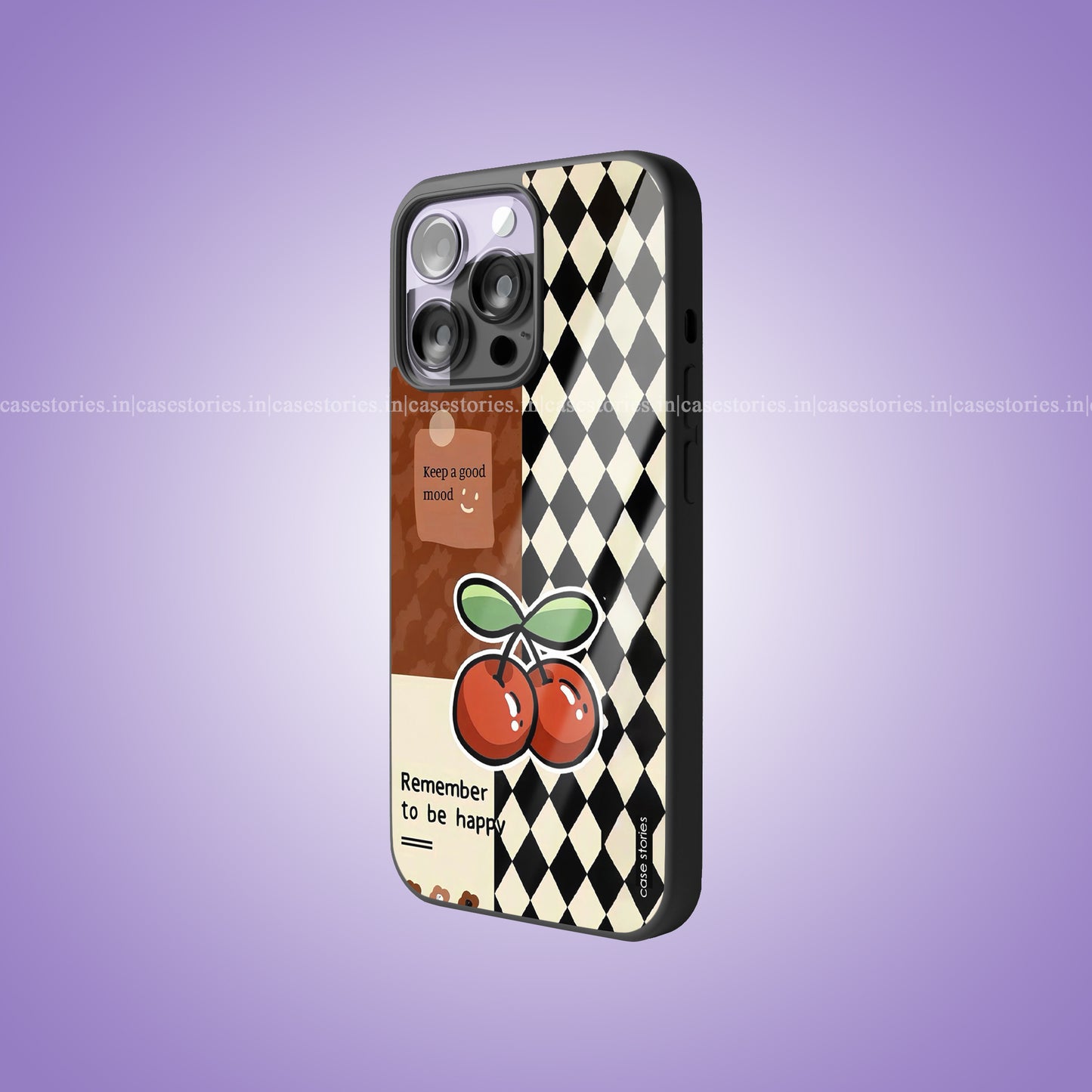 Remember To Be Happy Premium Glossy Phone Case
