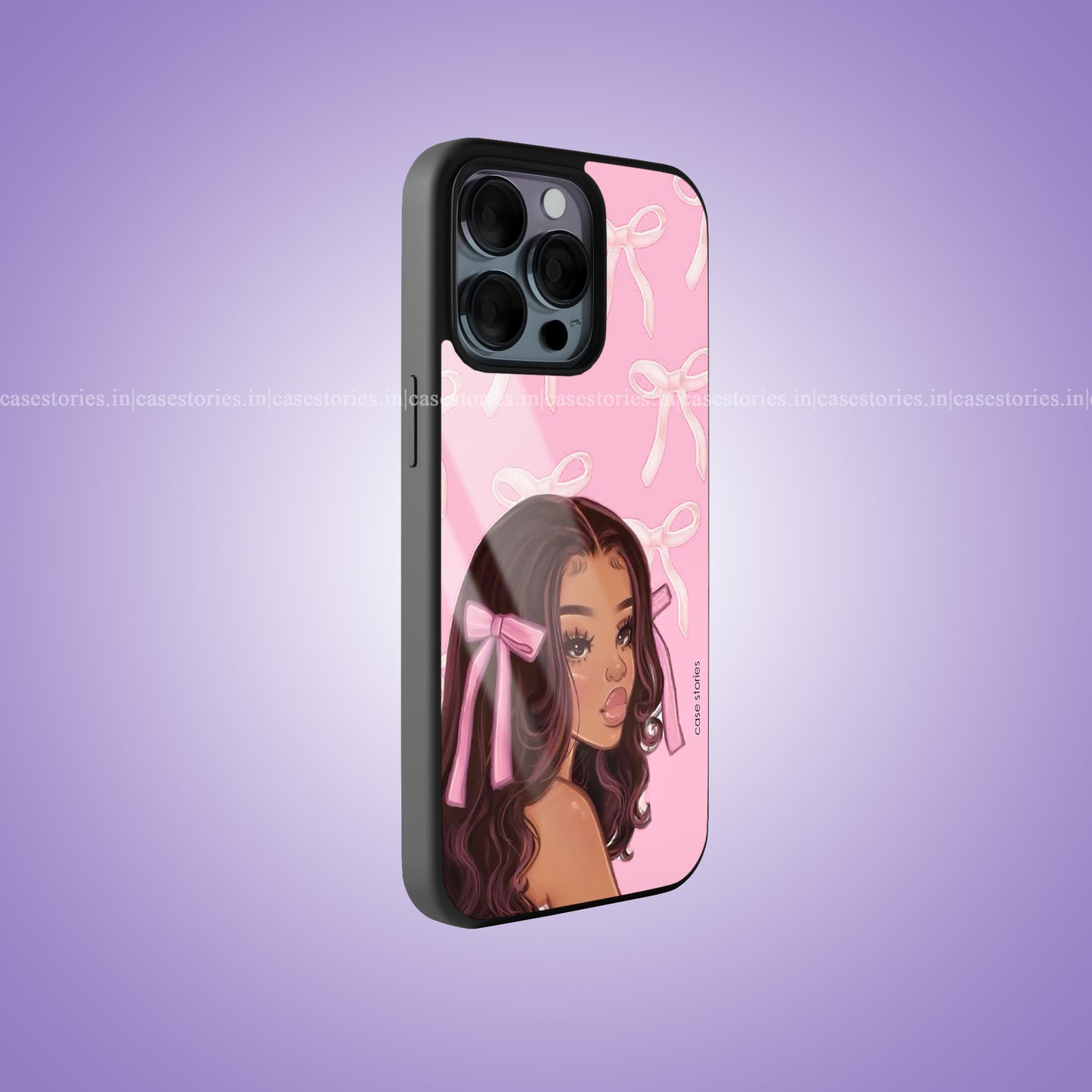 Retro Swirl Premium Glossy Phone Case