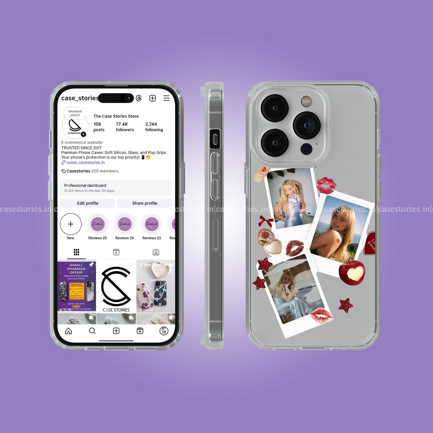 Sabrina Carpenter Polaroids Clear Soft Case