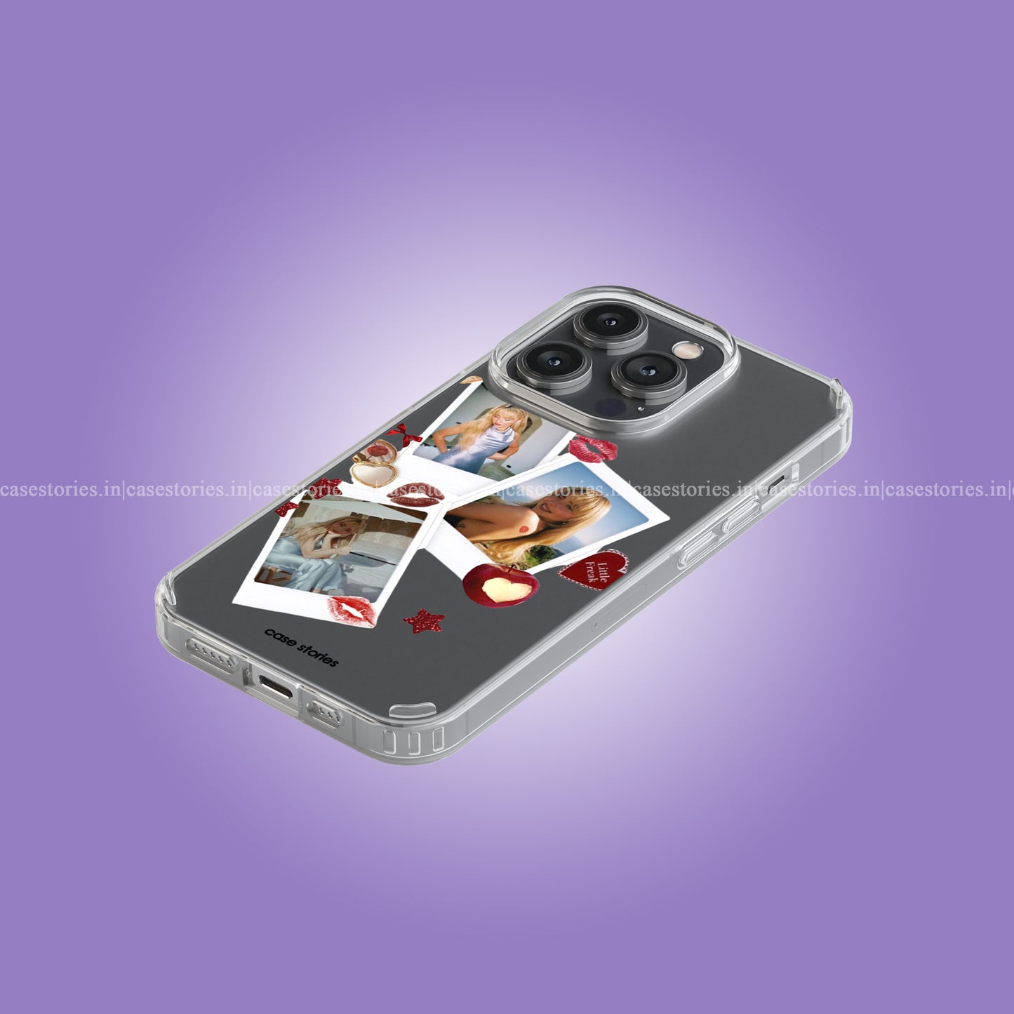 Sabrina Carpenter Polaroids Clear Soft Case