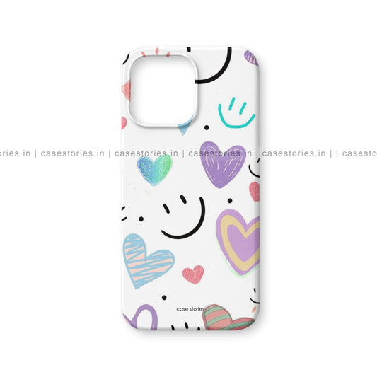 Smiley Face Pattern Mobile Cover