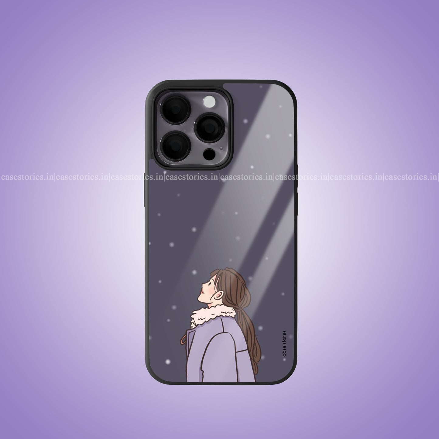 Soft Under Snow Premium Glossy Phone Cover