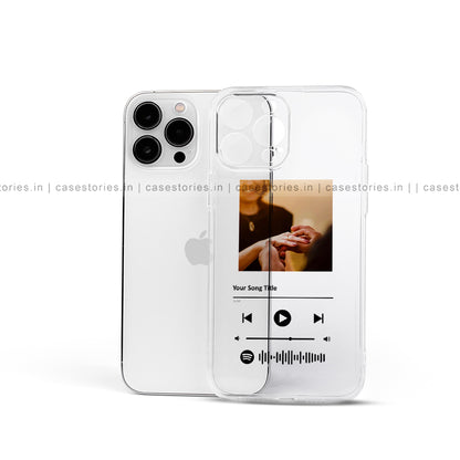 Special Song Custom Polaroid Transparent Mobile Cover