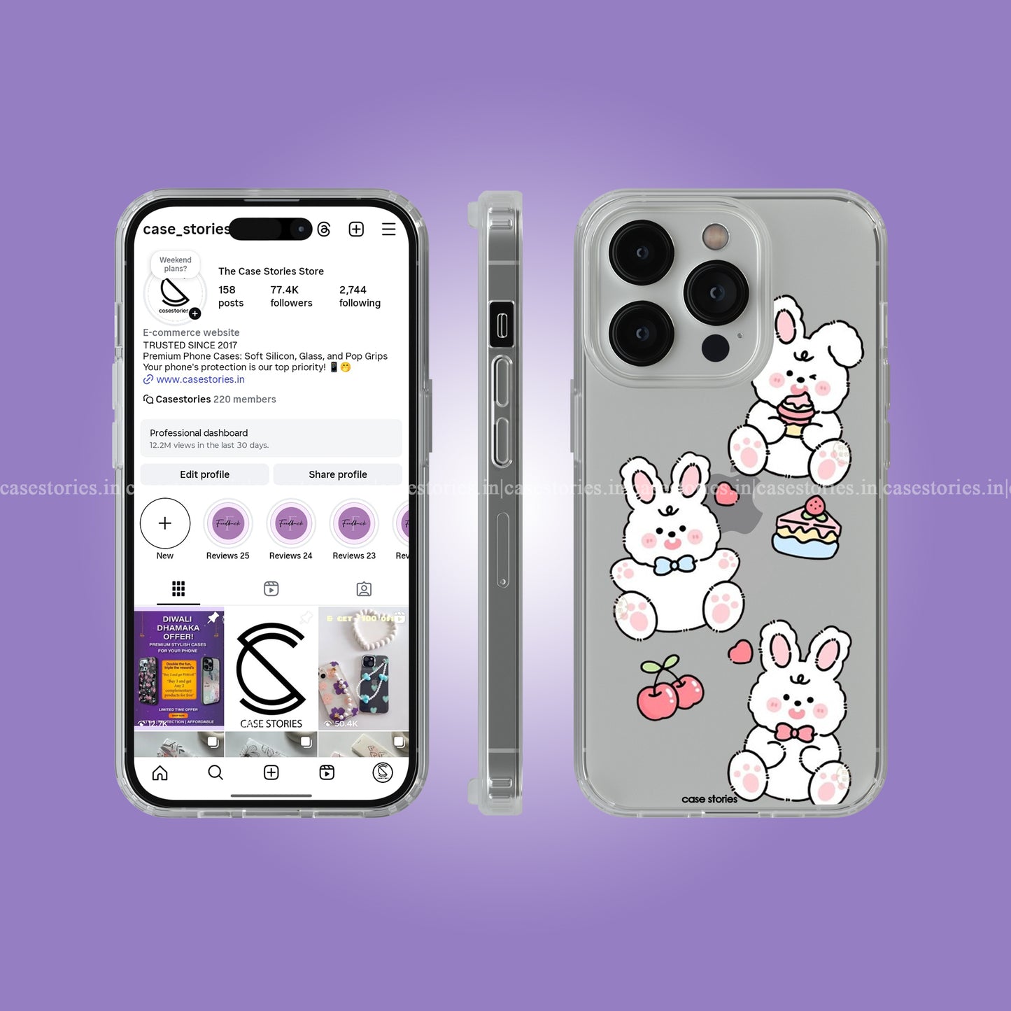 Sweet Bunny Clear Soft Case