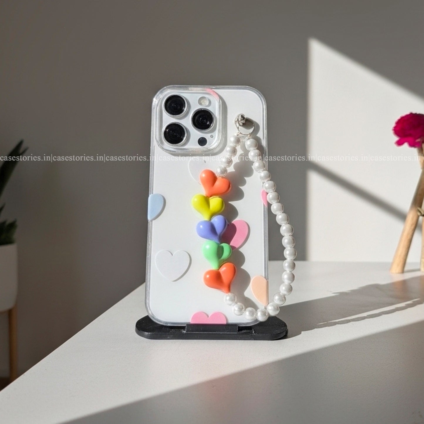Sweetheart Glow clear Chain Case