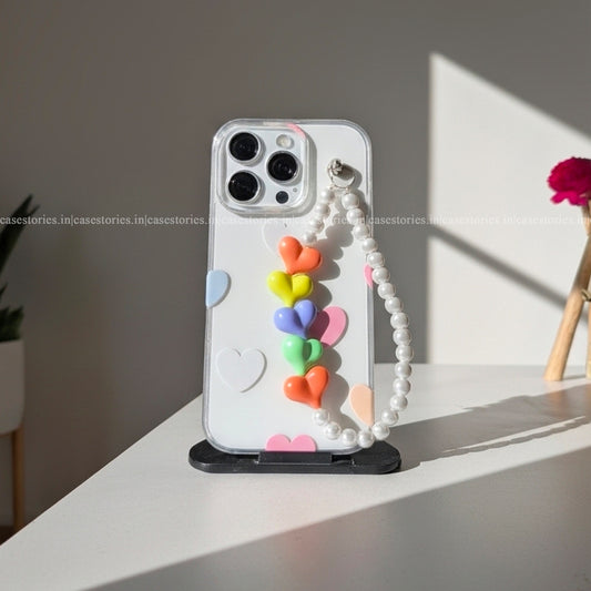 Sweetheart Glow clear Chain Case