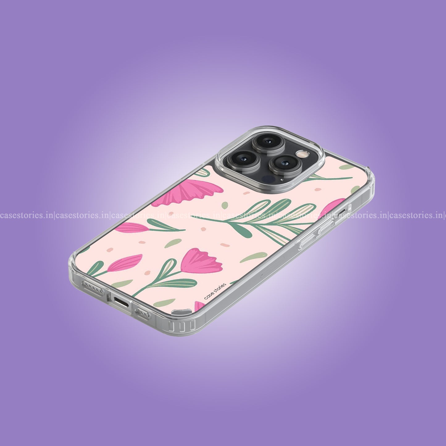Tulips Pattern Floral Soft Case