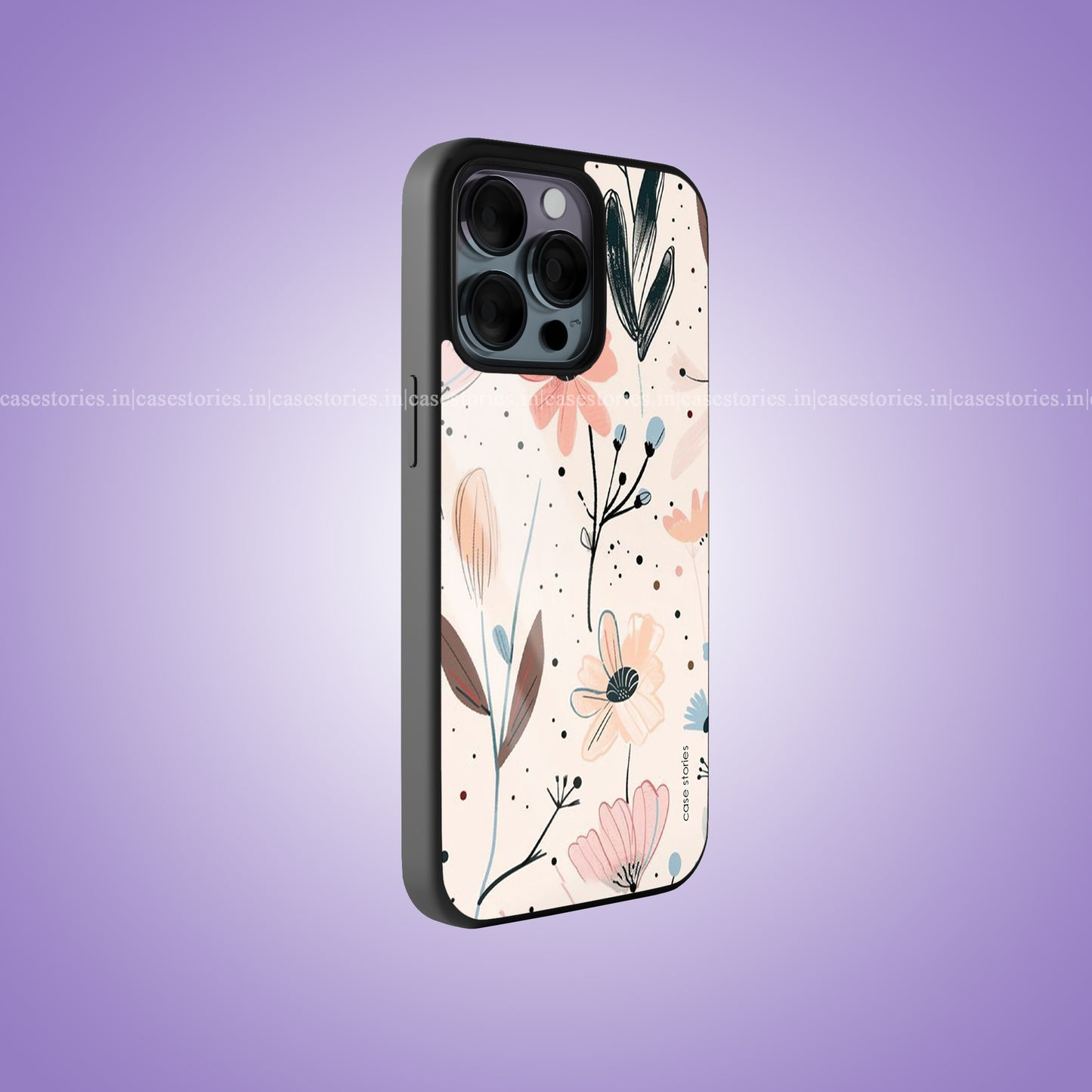 Vintage Petals Premium Glossy Phone Case