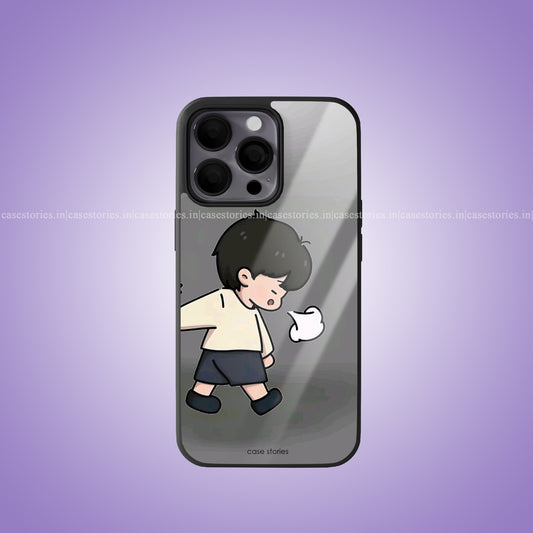 Wait  &  There boy Premium Glossy Phone Cover