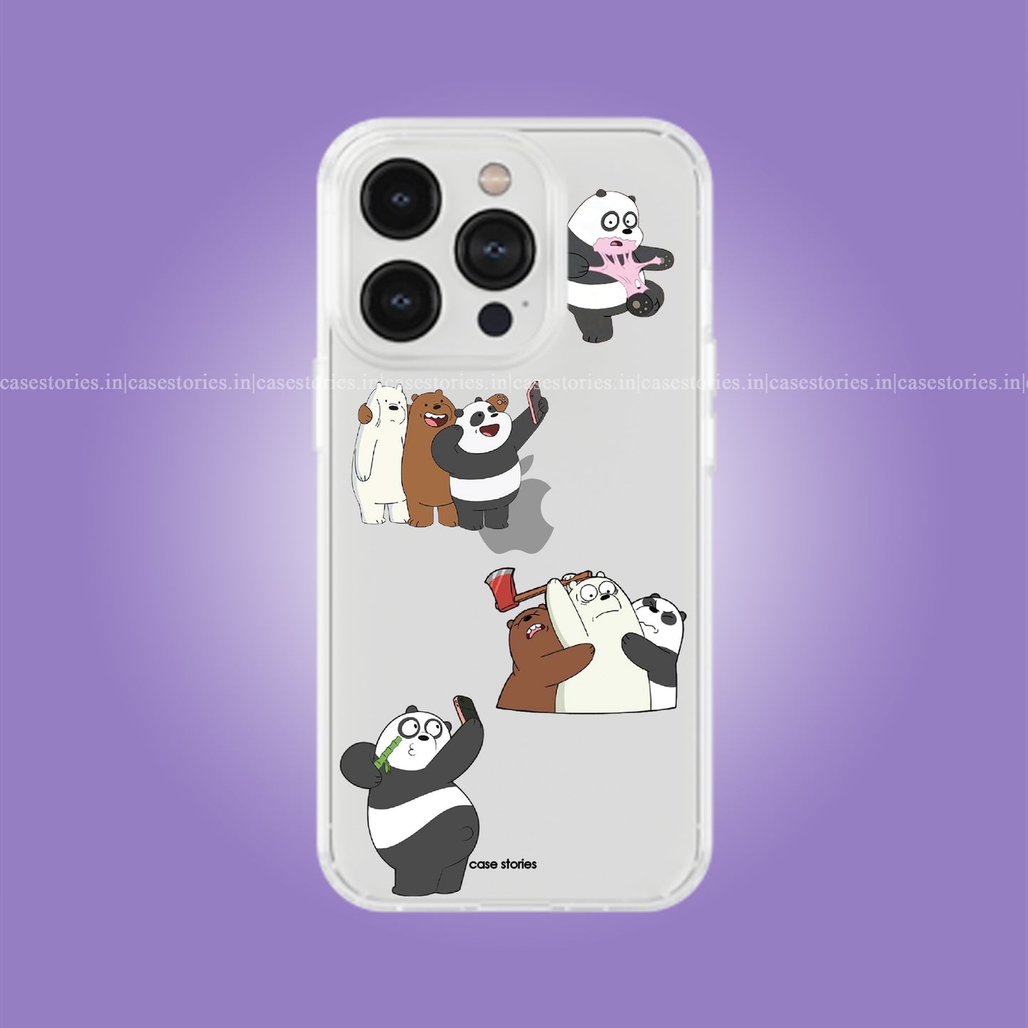 We Bare Bears Clear Soft Case