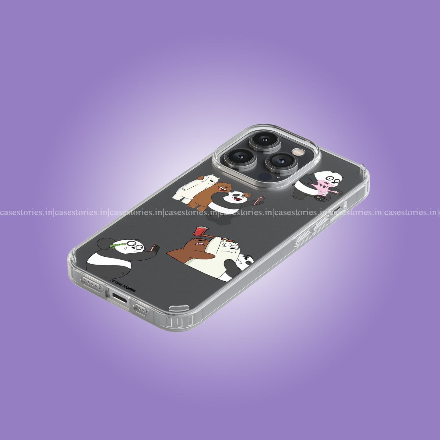We Bare Bears Clear Soft Case