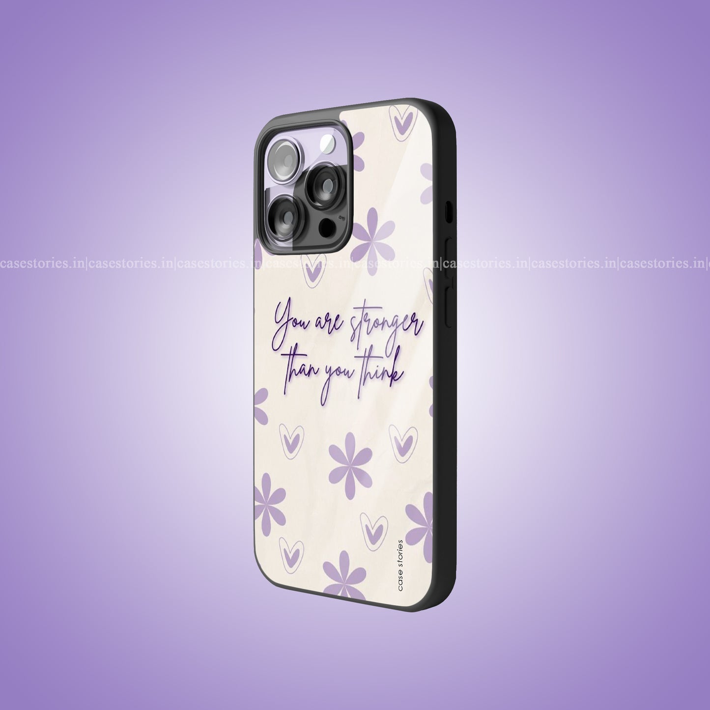 You're Stronger Than You Think Premium Glossy Phone Case