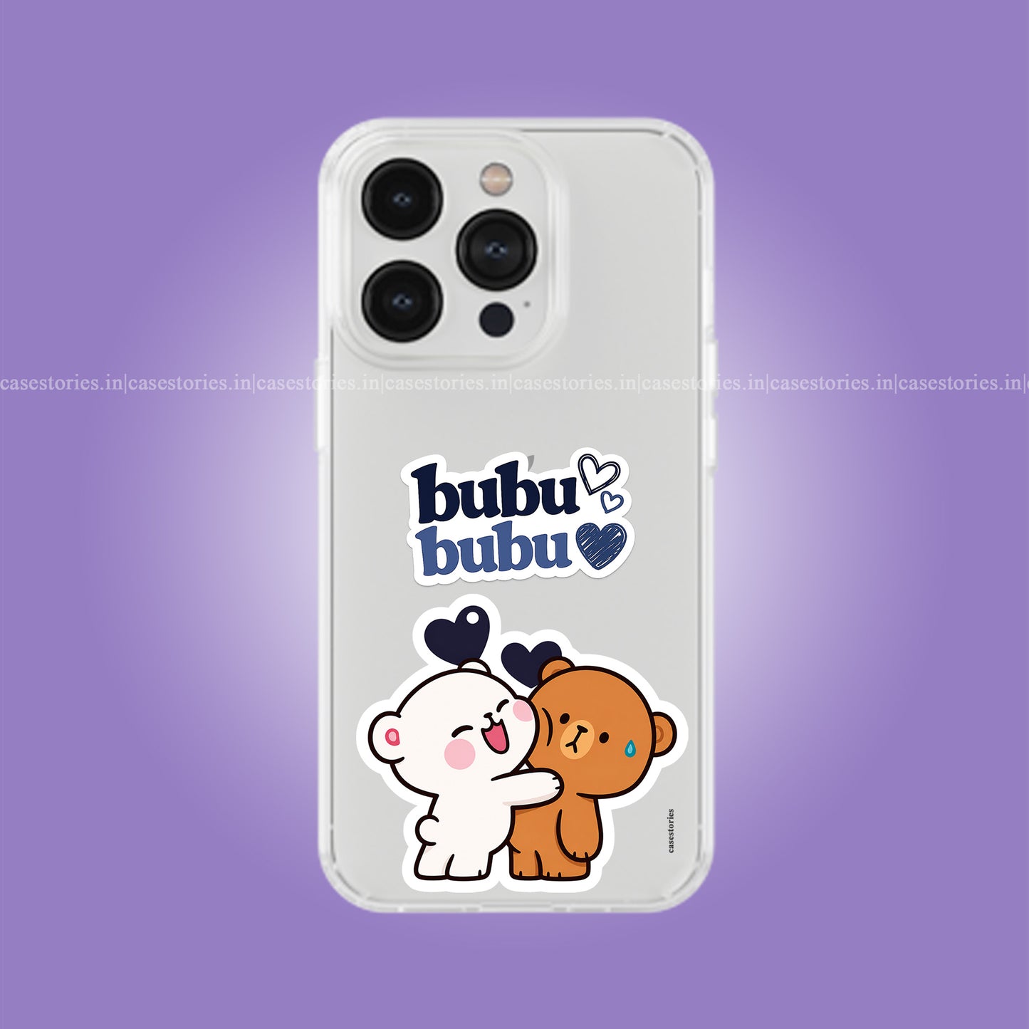 Bubu bubu Couple Clear Soft Case