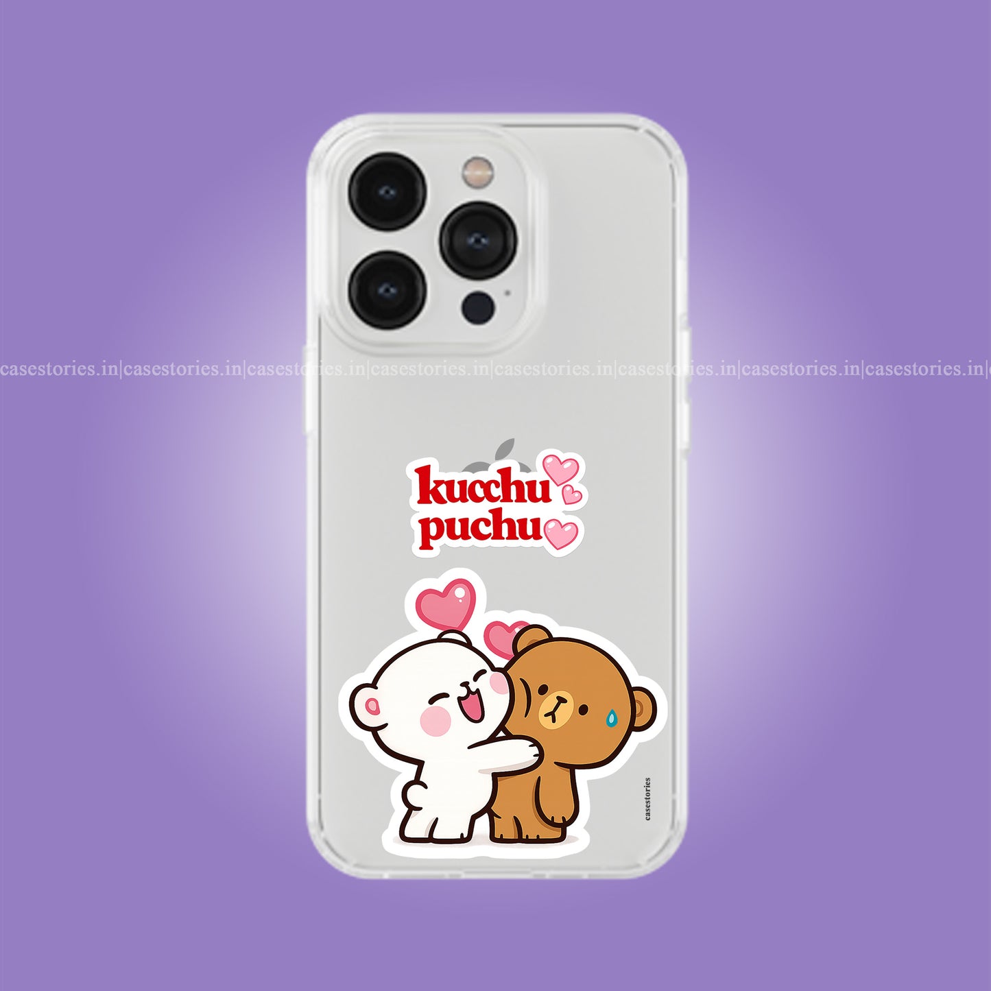 Kuchu Puchu Couple Clear Soft Case