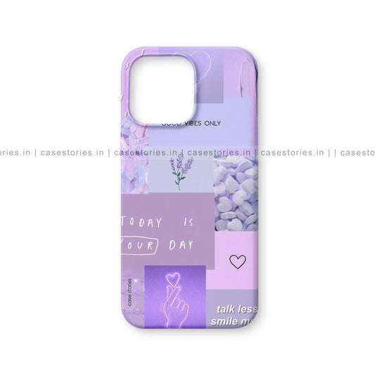 light purple collage Mobile Cover