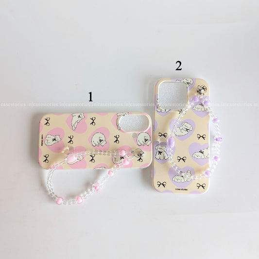 Whisker & Heart Chain Soft Case